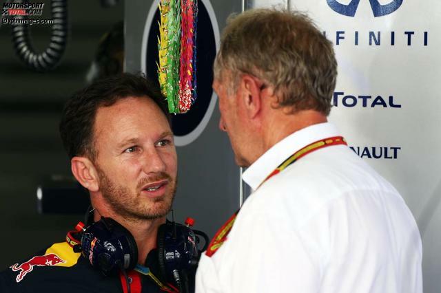 Christian Horner und Helmut Marko haben am Freitagabend mit Vettel gesprochen