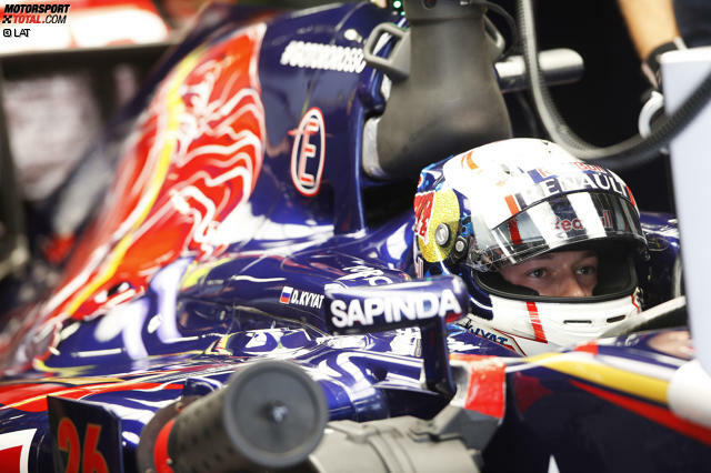 Daniil Kwjat sitzt nur noch fünf Rennen im Cockpit eines Toro Rosso