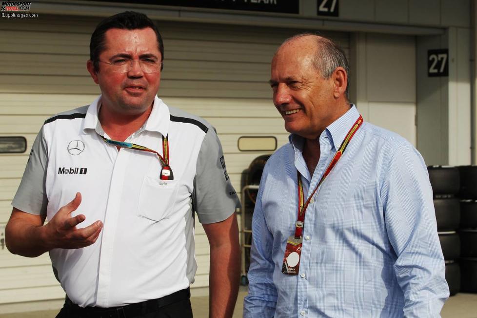 Eric Boullier und Ron Dennis 