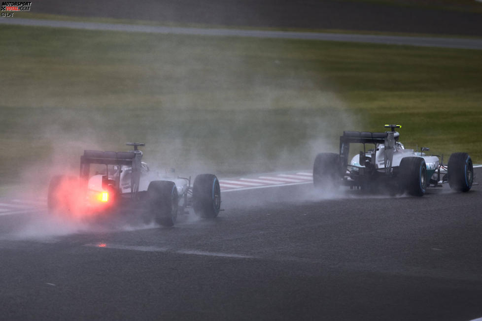 Nico Rosberg (Mercedes) und Lewis Hamilton (Mercedes) 