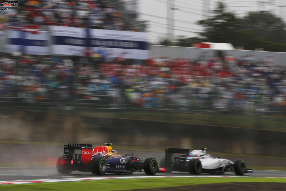 Valtteri Bottas (Williams) und Daniel Ricciardo (Red Bull) 