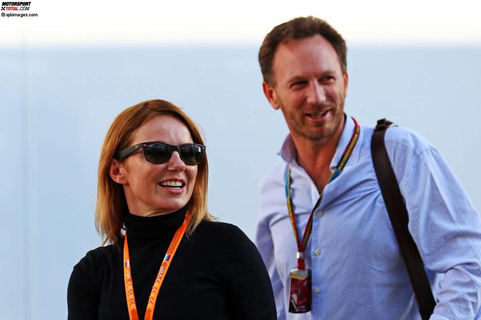 Christian Horner (Red Bull) und Geri Halliwell