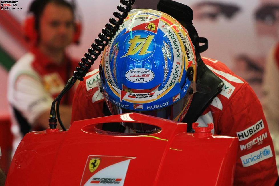 Fernando Alonso (Ferrari) und  (Marussia) 
