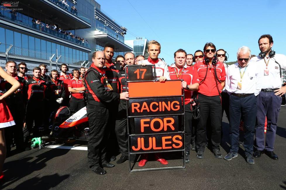 Max Chilton (Marussia) und Jules Bianchi (Marussia) 