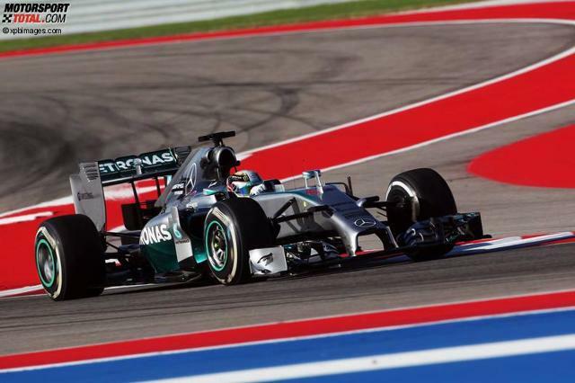 Lewis Hamilton war auch am Nachmittag in Austin der Schnellste