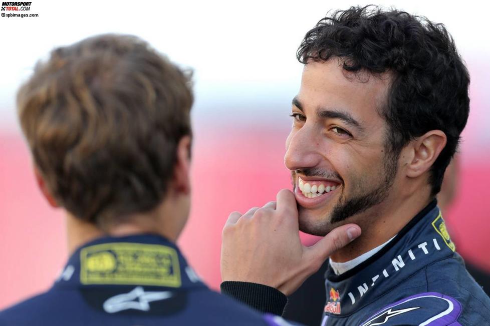 Daniel Ricciardo (Red Bull) und Sebastian Vettel (Red Bull) 