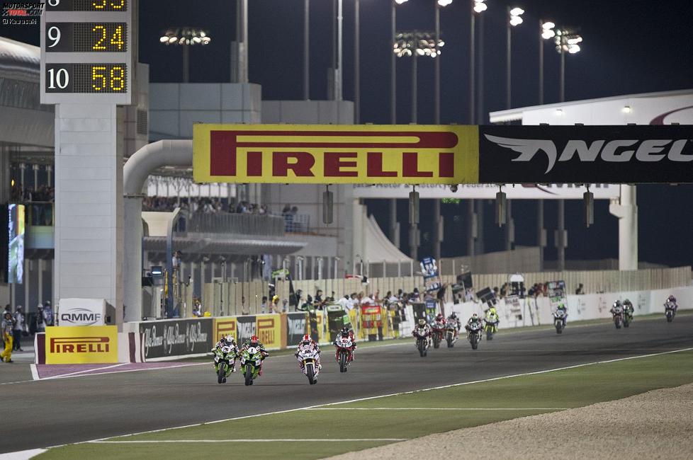 Das erste Rennen in Katar