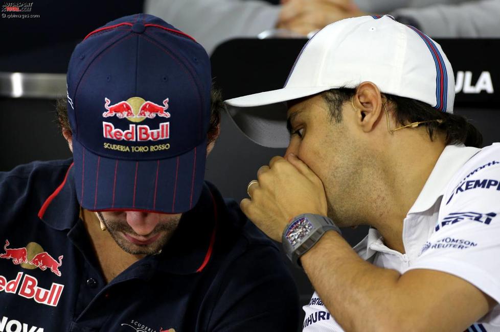 Jean-Eric Vergne (Toro Rosso) und Felipe Massa (Williams)