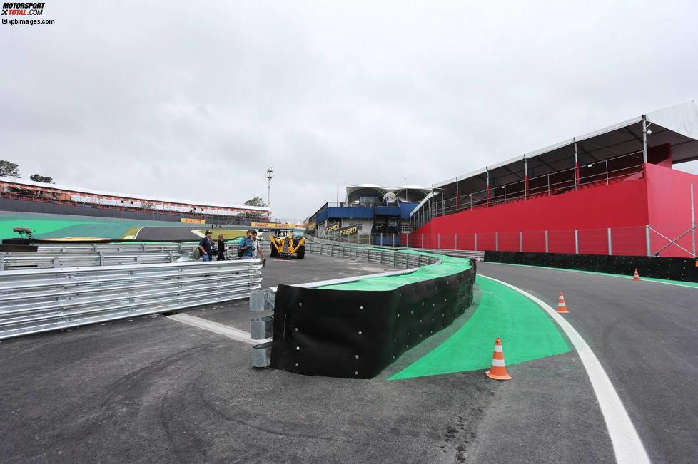 Neue Boxenausfahrt in Interlagos