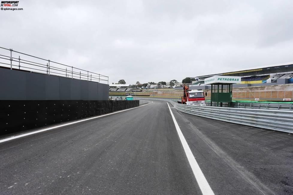 Neue Boxenausfahrt in Interlagos