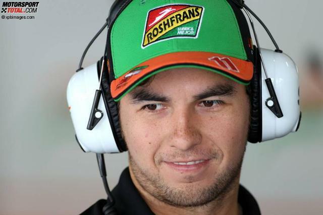 Sergio Perez wird auch 2015 die Farben von Force India tragen Sergio Perez wird auch 2015 die Farben von Force India tragen