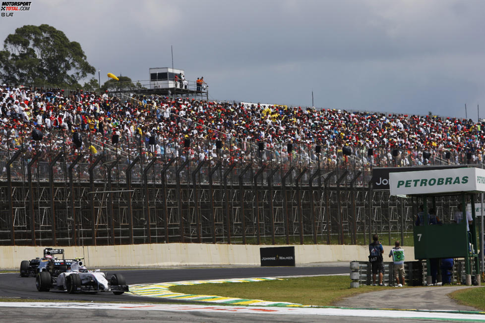 Valtteri Bottas (Williams) und Jenson Button (McLaren) 