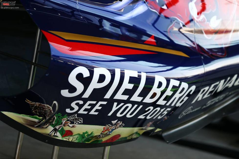 Toro Rosso macht Werbung für den Grand Prix von Österreich 2015