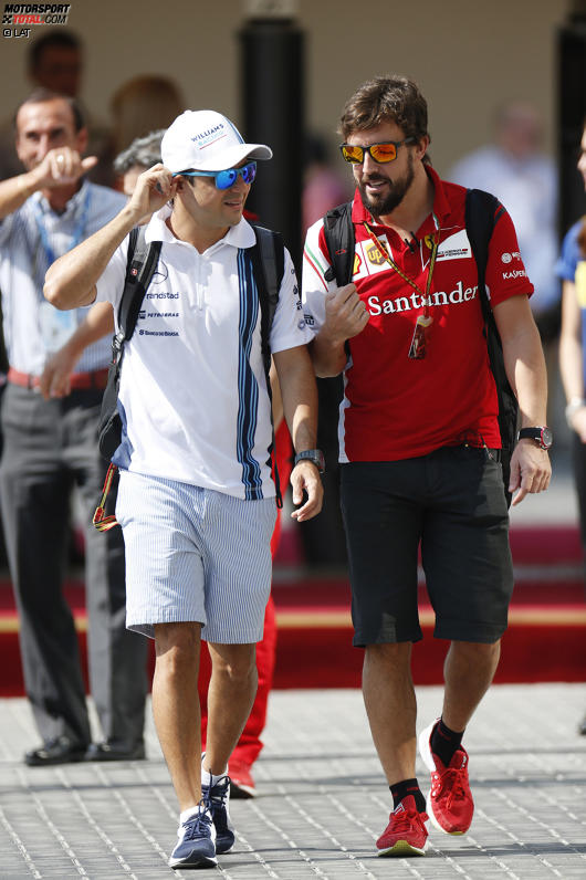 Felipe Massa (Williams) und Fernando Alonso (Ferrari) 