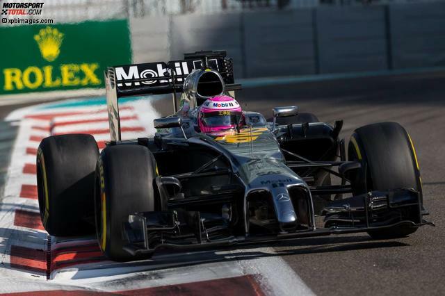 Jenson Button musste sich in Abu Dhabi mit Startplatz acht zufrieden geben