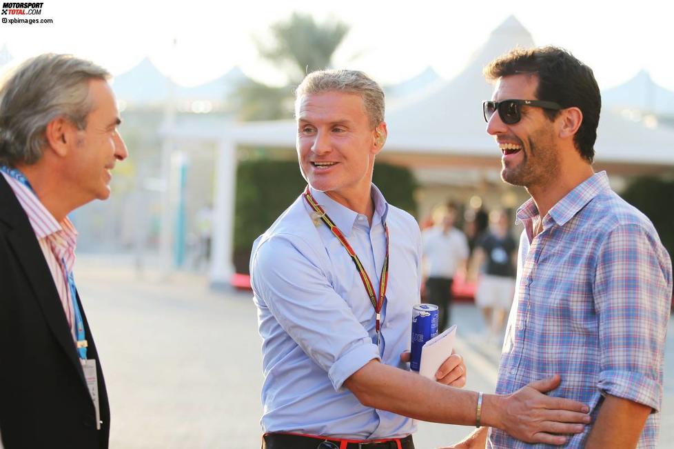 David Coulthard und Mark Webber 