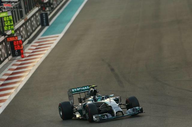 Nico Rosberg konnte nur im ersten Stint die volle Leistung des Mercedes nutzen