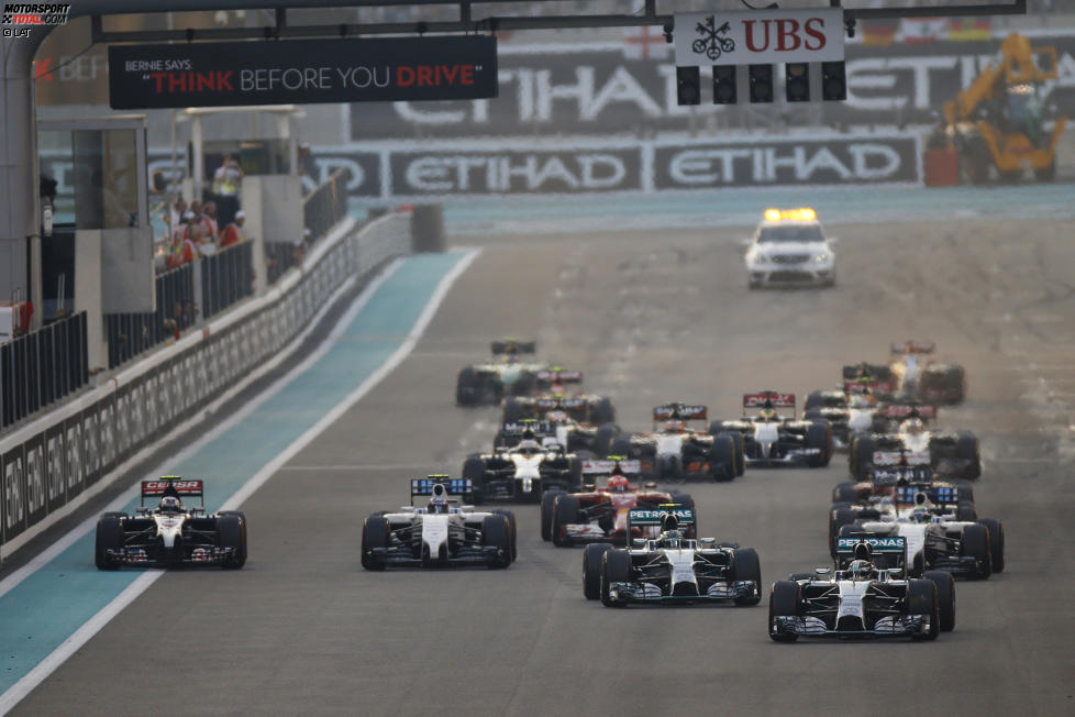 Lewis Hamilton (Mercedes) und Nico Rosberg (Mercedes) 