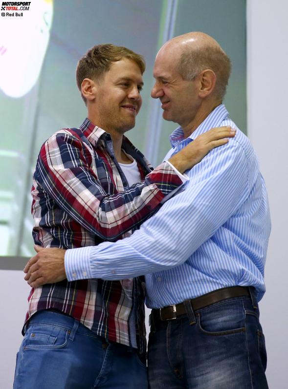 Sebastian Vettel und Adrian Newey