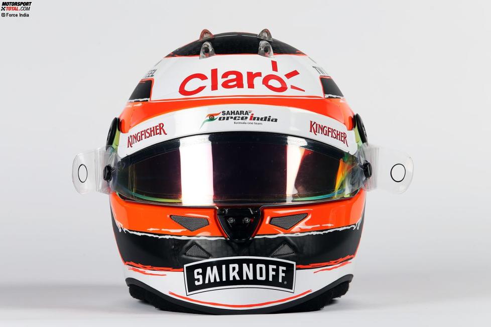 Der Helm von Nico Hülkenberg (Force India) 