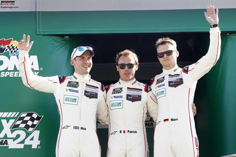 Nick Tandy, Patrick Pilet und Marc Lieb (Porsche) 