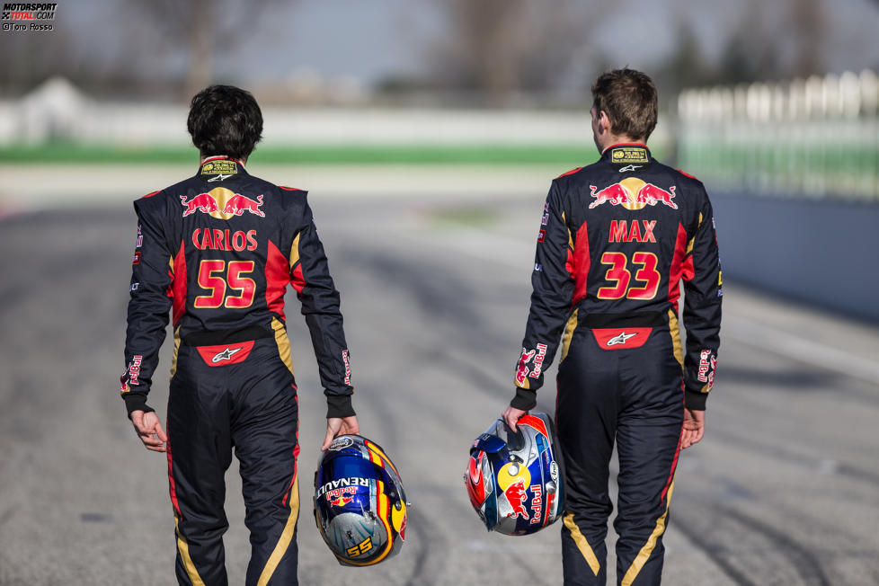 Carlos Sainz jun. und Max Verstappen (Toro Rosso) 
