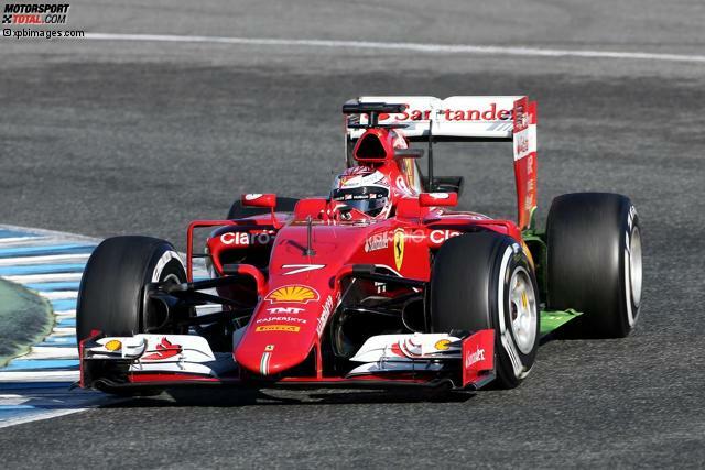 Für Ferrari läuft es bei den Testfahrten. An drei von vier Tagen holten die Roten die Bestzeit, Kimi Räikkönen fuhr zum Abschluss mit 1:20.841 Minuten gar die schnellste Runde des gesamten Jerez-Tests. Für Ferrari läuft es bei den Testfahrten. An drei von vier Tagen holten die Roten die Bestzeit, Kimi Räikkönen fuhr zum Abschluss mit 1:20.841 Minuten gar die schnellste Runde des gesamten Jerez-Tests.