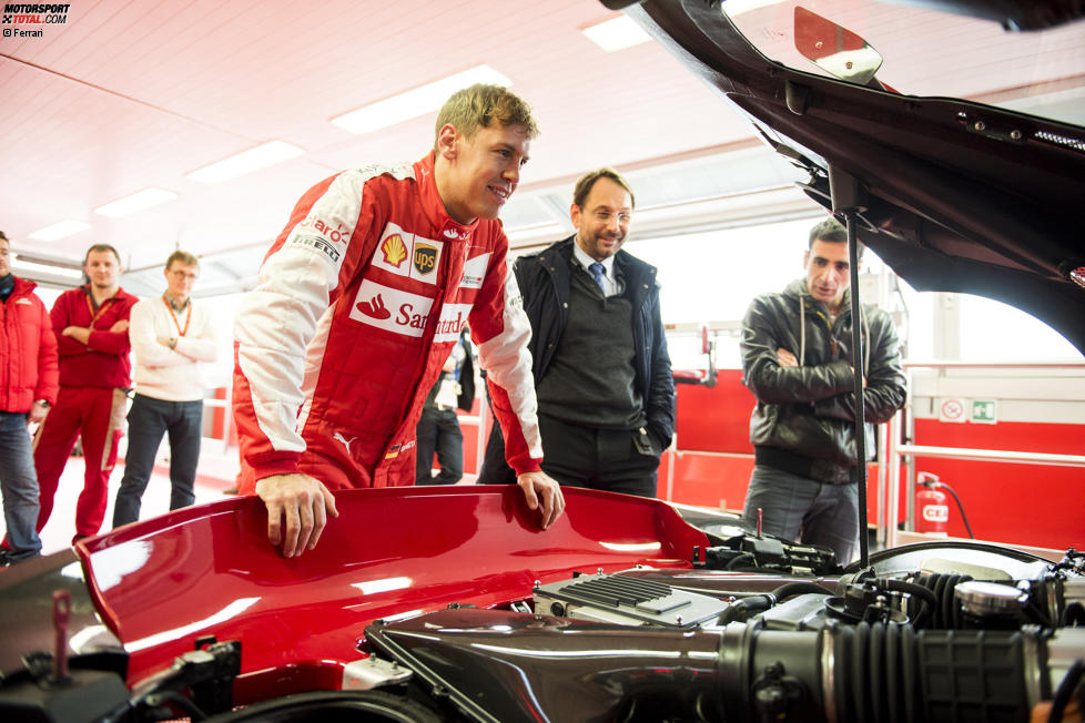 Sebastian Vettel (Ferrari) testet den 1.000 PS starken FXX K in Fiorano