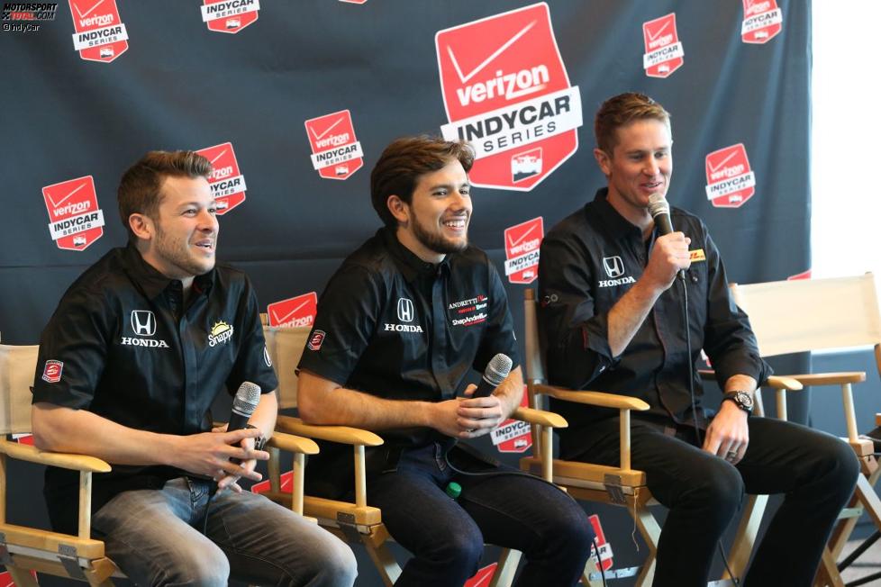Andretti Autosport: Marco Andretti, Carlos Munoz und Ryan Hunter-Reay 