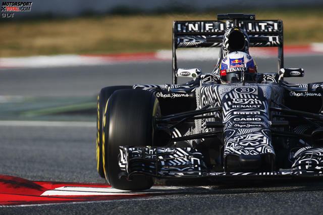 Daniel Ricciardo sicherte Red Bull am Freitag die erste Bestzeit des Winters. Dabei war der Start in den Testtag misslungen. Daniel Ricciardo sicherte Red Bull am Freitag die erste Bestzeit des Winters. Dabei war der Start in den Testtag misslungen.