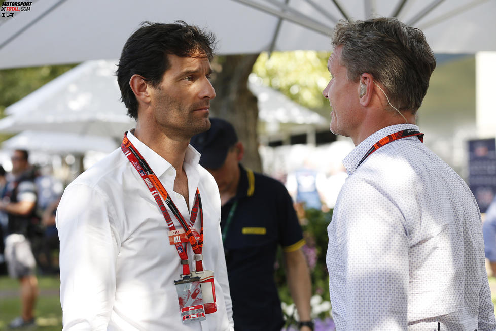 Mark Webber (Porsche) und David Coulthard 