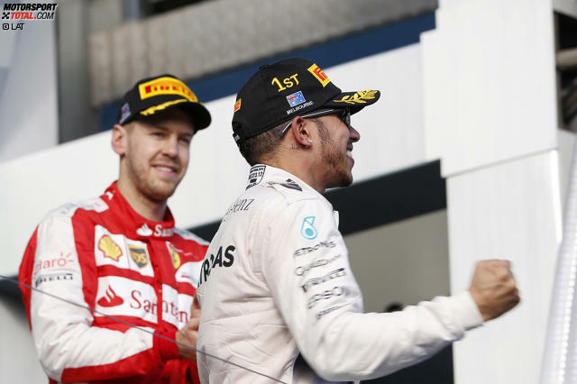 Lewis Hamilton Sebastian Vettel (Scuderia Ferrari) (Mercedes AMG Petronas Formula One Team)