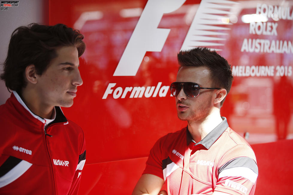 Roberto Merhi (Manor Marussia) und Will Stevens (Manor Marussia) 