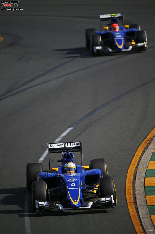 Marcus Ericsson (Sauber) und Felipe Nasr (Sauber) 