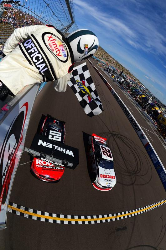 Erster Sieg für Joey Logano in der zweiten NASCAR-Liga seit September 2013