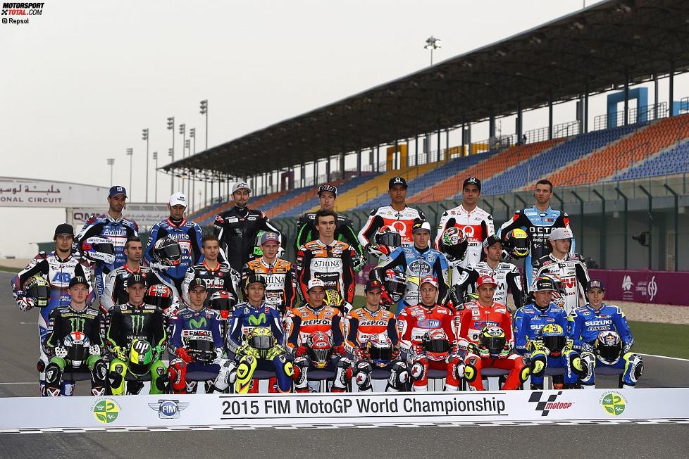 Die MotoGP-Fahrer 2015