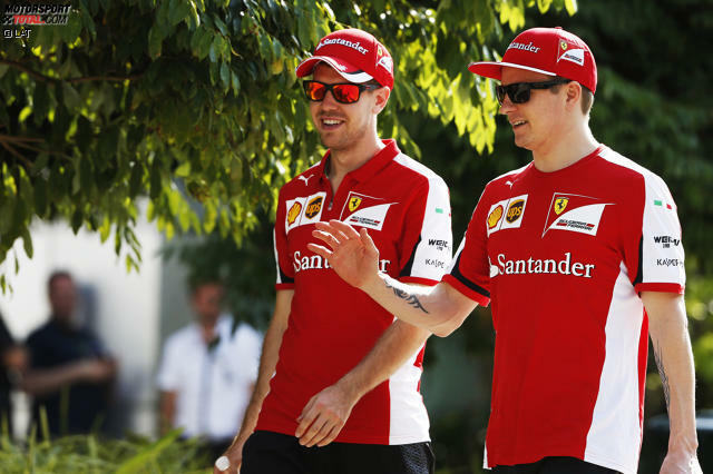 Sebastian Vettel und Kimi Räikkönen sind für Malaysia gut vorbereitet Sebastian Vettel und Kimi Räikkönen sind für Malaysia gut vorbereitet