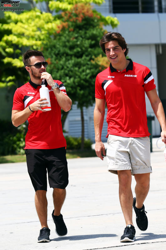 Will Stevens (Manor-Marussia) und Roberto Merhi (Manor-Marussia) 