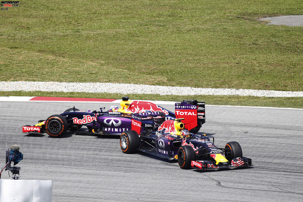 Daniel Ricciardo (Red Bull) und Daniil Kwjat (Red Bull) 