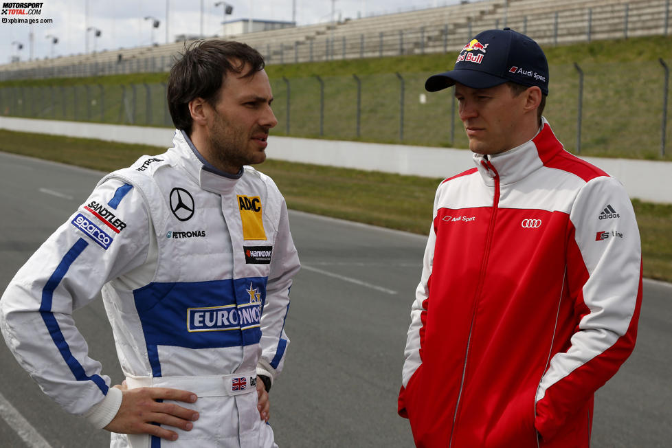 Gary Paffett (ART-Mercedes) und Mattias Ekström (Abt-Audi-Sportsline) 