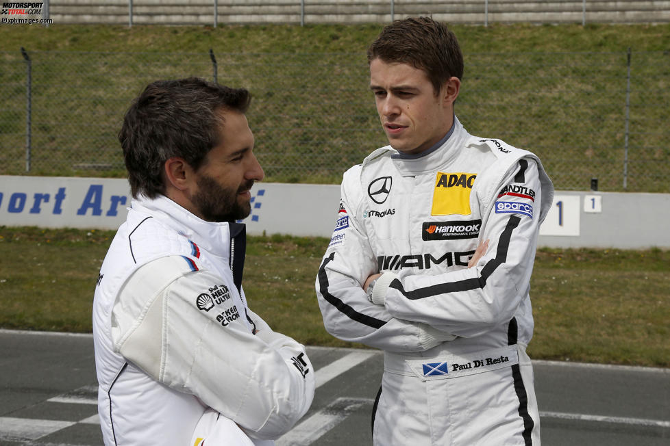 Timo Glock (MTEK-BMW) und Paul di Resta (HWA-Mercedes) 