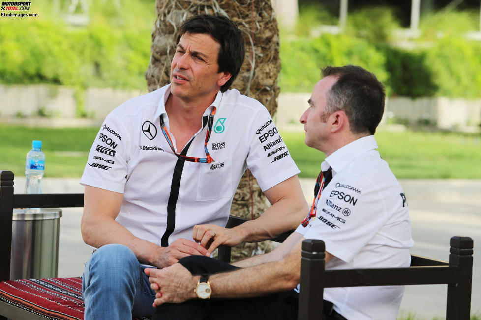 Toto Wolff und Paddy Lowe