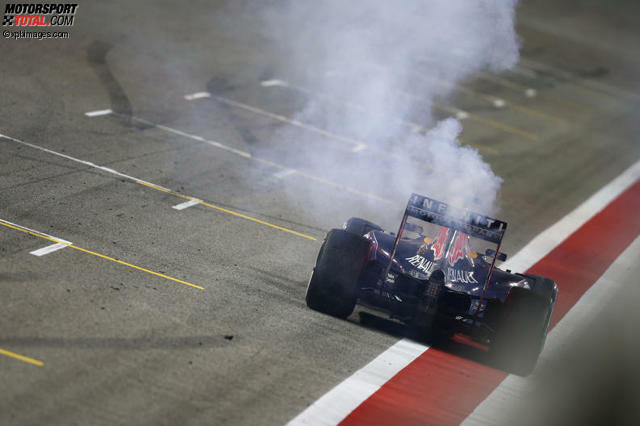 Ricciardos Motor hielt zum Glück noch bis kurz vor dem Ziel durch