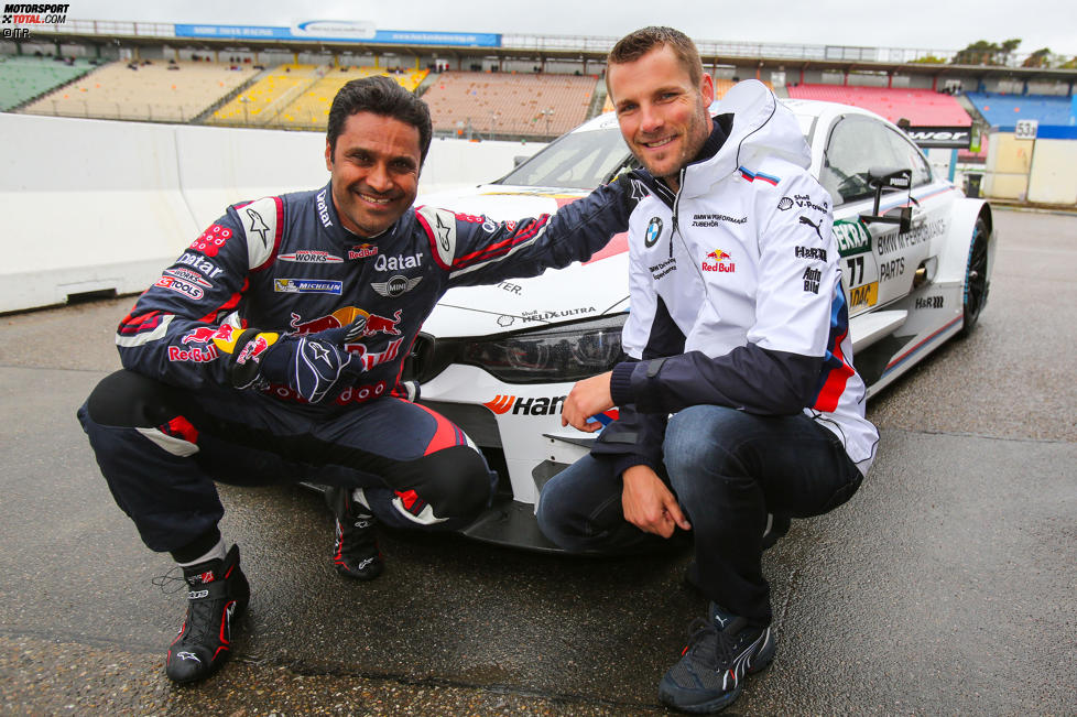 Nasser Al-Attiyah und Martin Tomczyk (Schnitzer-BMW) 