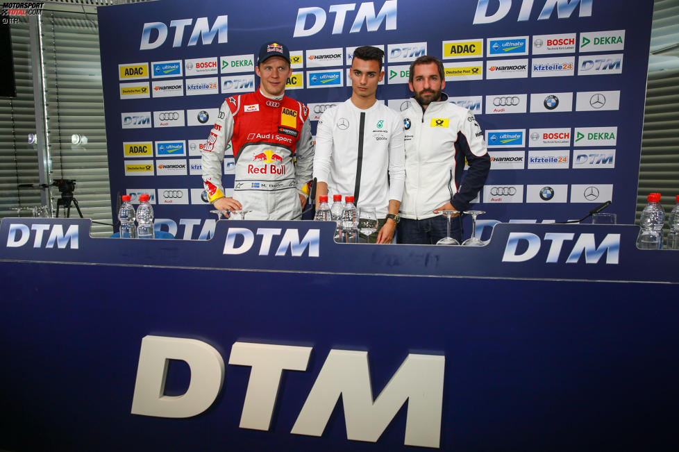 Pascal Wehrlein (HWA-Mercedes 2) und Timo Glock (MTEK-BMW) 