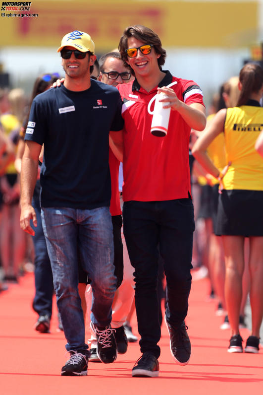 Felipe Nasr (Sauber) und Roberto Merhi (Manor-Marussia) 