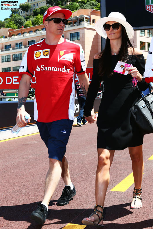 Kimi Räikkönen (Ferrari) und seine Freundin Minttu Virtanen