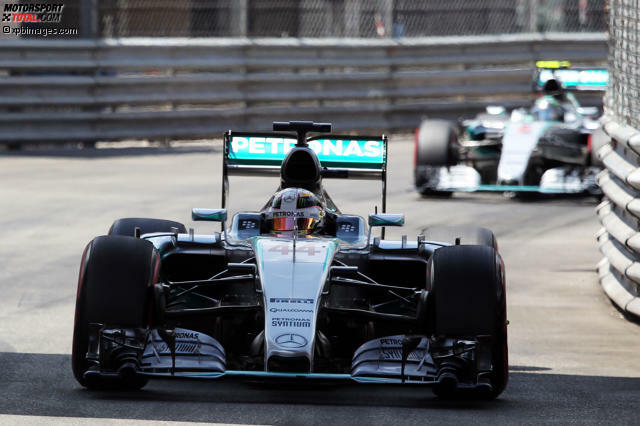 Lewis Hamilton sah wie der sichere Sieger aus, doch am Ende gewann Nico Rosberg