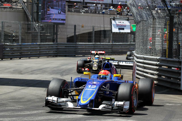 Felipe Nasr fuhr im Sauber auf einen guten neunten Platz