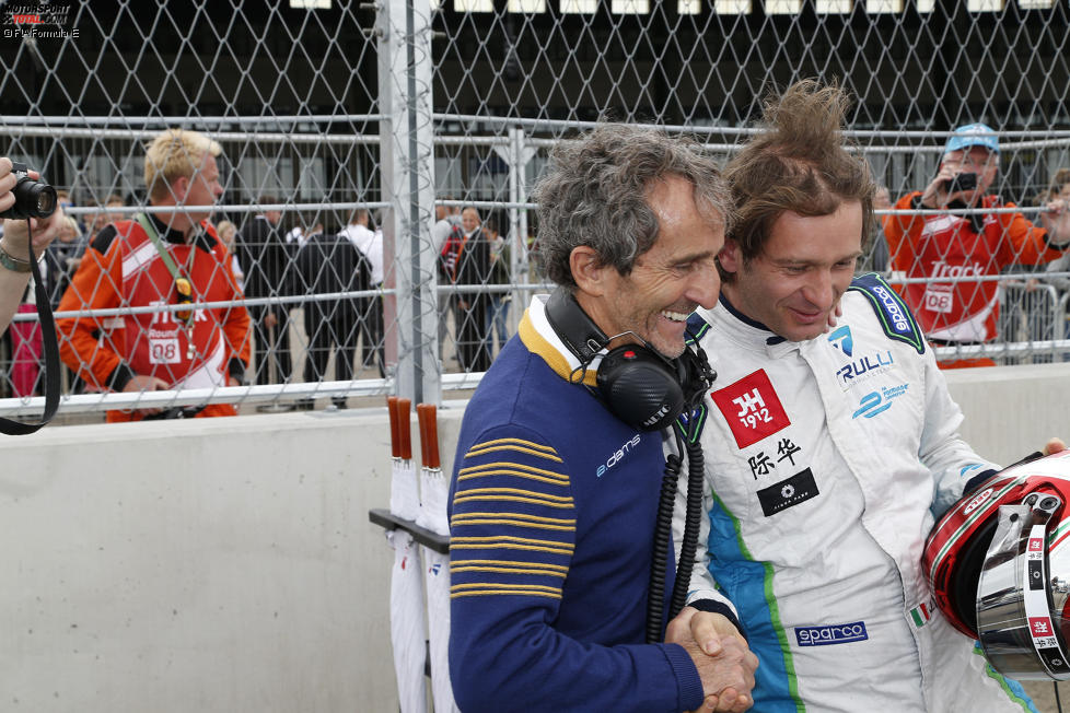 Jarno Trulli (Trulli) und Alain Prost 
